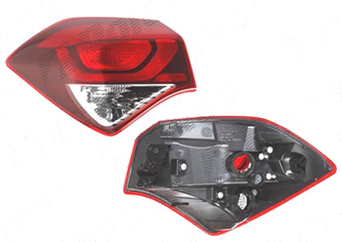 Stop, lampa spate HYUNDAI I20, 10.2014- modele cu 5 usi, partea Stanga, OEM/OES, tip bec P21/5W+PY21W; exterior